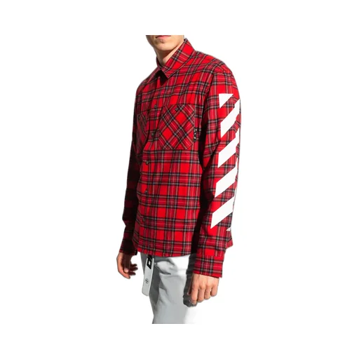 Diag Checked Flannel Shirt
