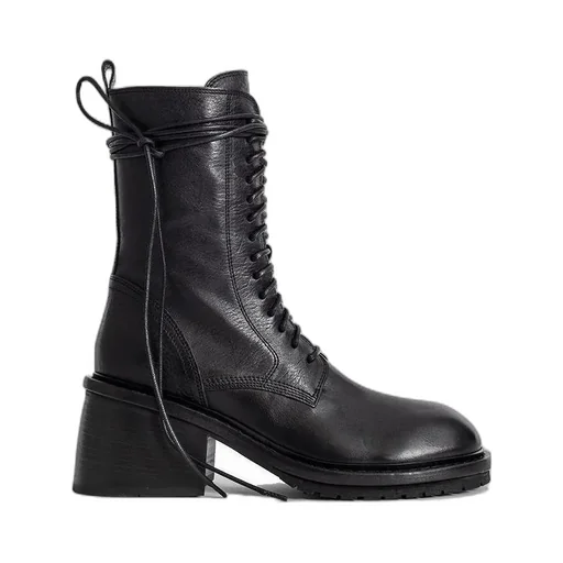 Leather Combat Boots