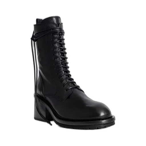 Leather Combat Boots