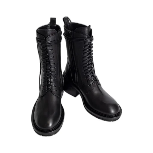 Leather Combat Boots