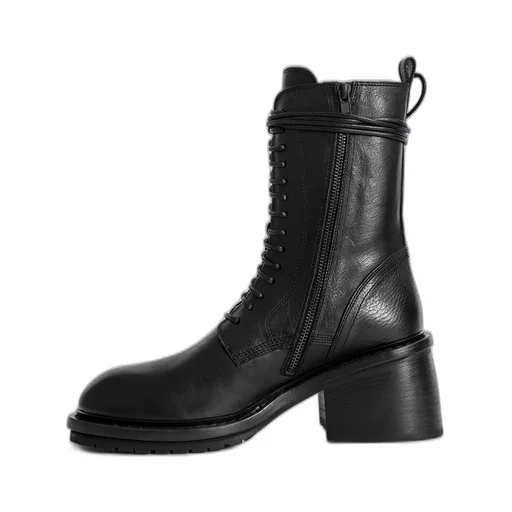 Leather Combat Boots