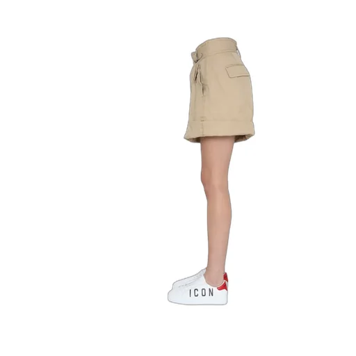 Dsquared2 High-Rise Wide Leg Shorts