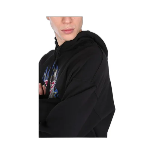 Versace Jeans Couture Logo Printed Drawstring Hoodie