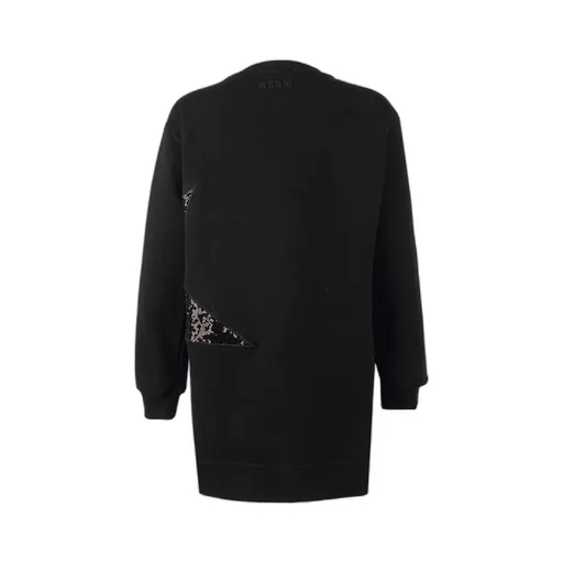 Long-Sleeved Patterned Sweatshirt