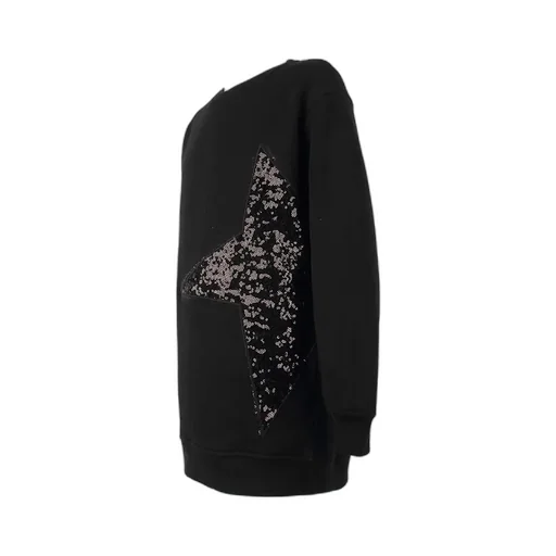 Long-Sleeved Patterned Sweatshirt