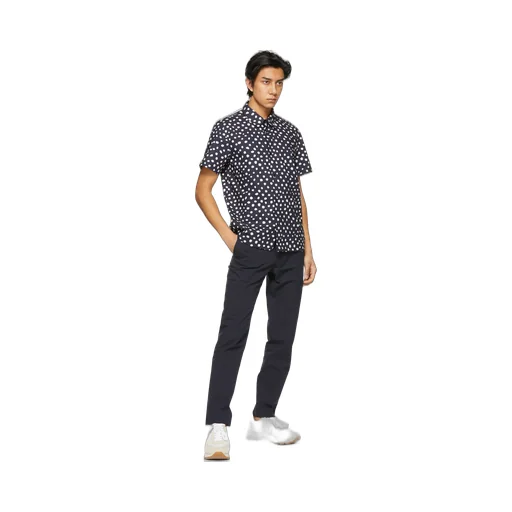 Harmony Paris Elasticated Waistband Slim-Fit Trousers