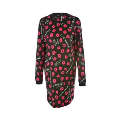 Logo Lipstick Pattern Dress