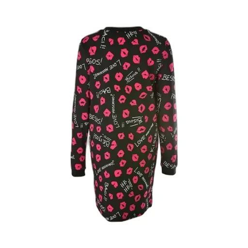 Logo Lipstick Pattern Dress