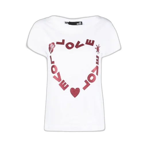 Heart-Shaped Printed T-Shirt