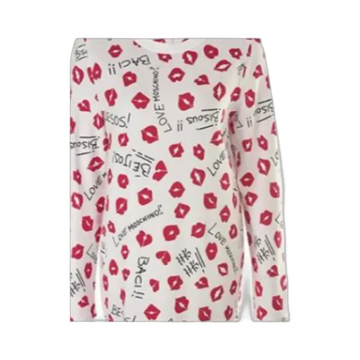 Logo Lipstick Pattern Dress