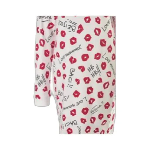 Logo Lipstick Pattern Dress