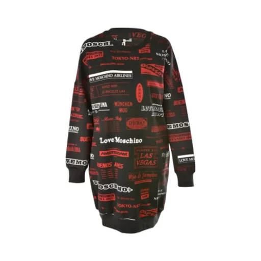 Fashion Alphabet Pattern Printed Dress