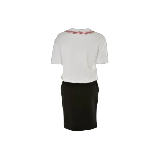 Sequined Logo Lanyard Dress