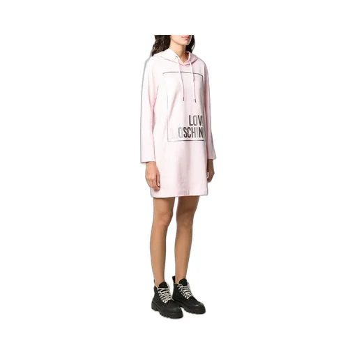 Logo Hooded Dress