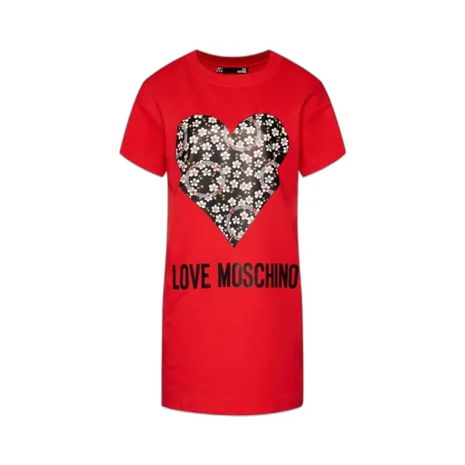 Logo Love Printed T-Shirt Dress