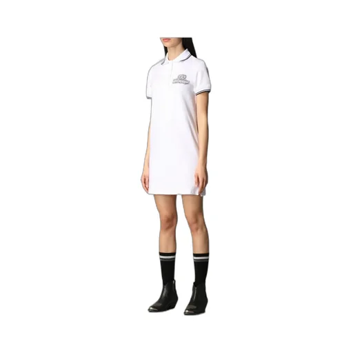 Polo Collar Short-Sleeved Dress
