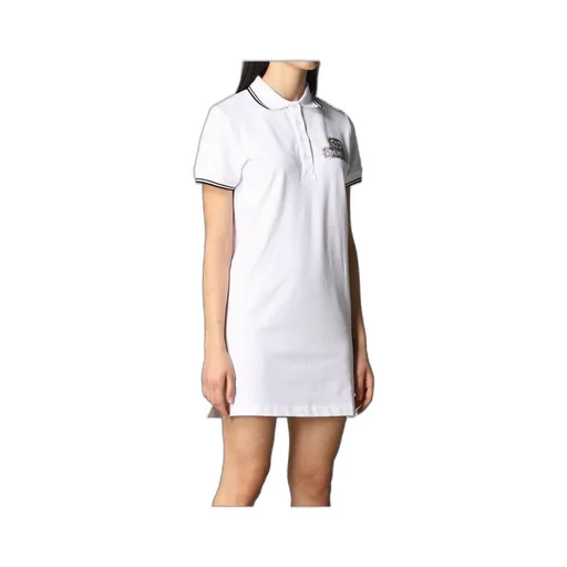 Polo Collar Short-Sleeved Dress