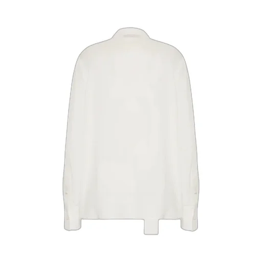 Valentino	Pussy-Bow Long-Sleeved Shirt