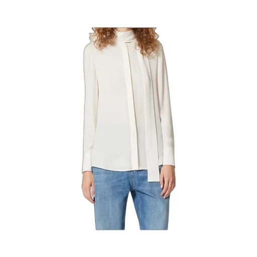 Valentino	Pussy-Bow Long-Sleeved Shirt