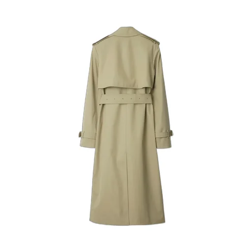 Burberry Double Breasted Belted Trench Coat