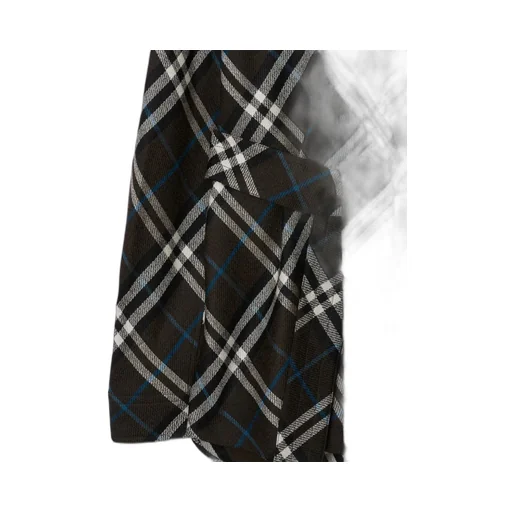Burberry Check-Pattern Buttoned Belted Shirt