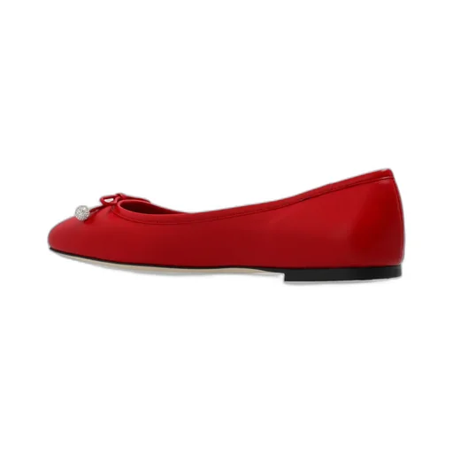 Immy Choo Elme Embellished Slip-On Flat Shoes