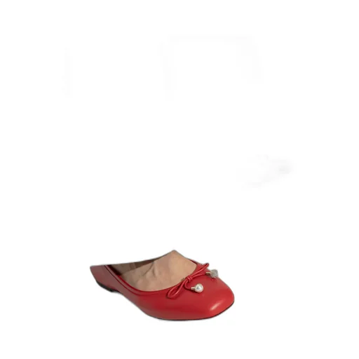 Immy Choo Elme Embellished Slip-On Flat Shoes