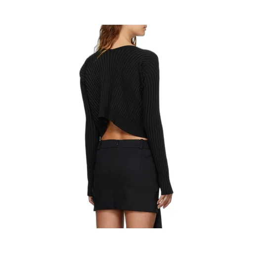 Jacquemus Logo Plaque Long-Sleeved Cardigan