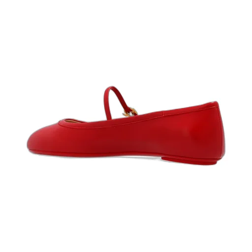 Gianvito Rossi Carla Round Toe Flat Shoes