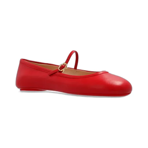 Gianvito Rossi Carla Round Toe Flat Shoes