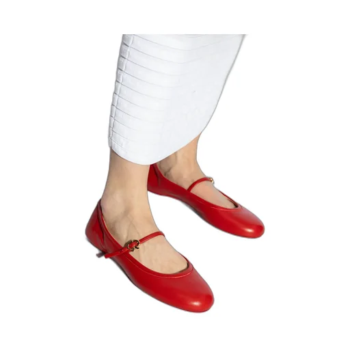 Gianvito Rossi Carla Round Toe Flat Shoes