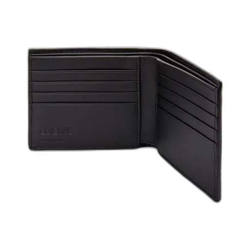 Bifold Wallet In Textured Classic Calfskin