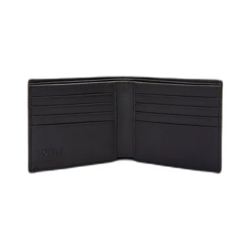 Bifold Wallet In Textured Classic Calfskin