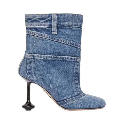 Loewe Toy Denim Ankle Boots