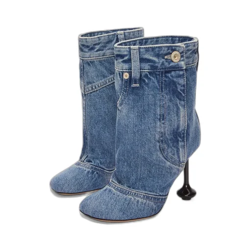 Loewe Toy Denim Ankle Boots