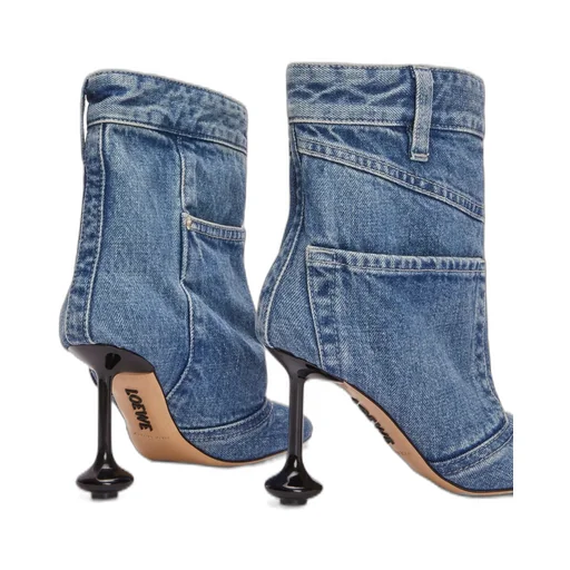 Loewe Toy Denim Ankle Boots