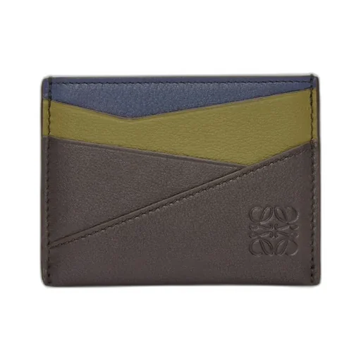 Puzzle Plain Cardholder In Classic Calfskin