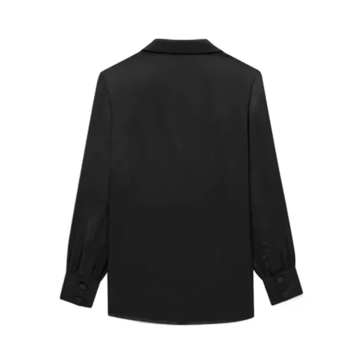Saint Laurent Pajama Buttoned Long-Sleeved Shirt