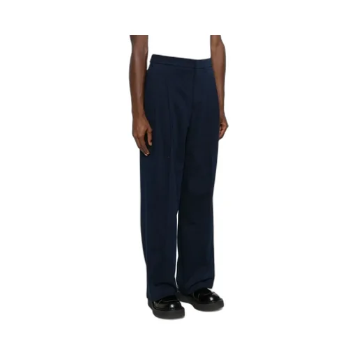 Ami Pleated Straight Leg Trousers