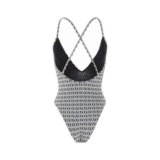 Fendi Ff Motif One-Piece Swimsuit