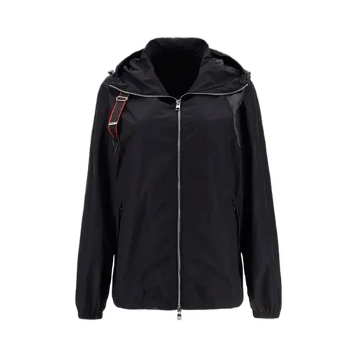 Alexander Mcqueen Logo Tape Detailed Windbreaker