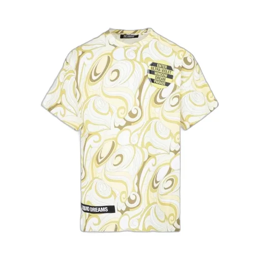 Raf Simons Abstract Patterned Short Sleeve Shirt