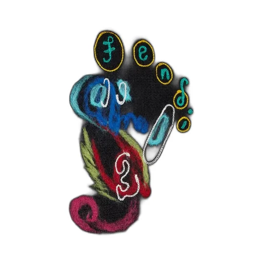 Fendi X Noel Fielding Abstract Intarsia Knit Jumper