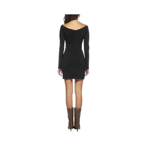 Off-The-Shoulder Long-Sleeve Dress