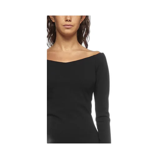 Off-The-Shoulder Long-Sleeve Dress