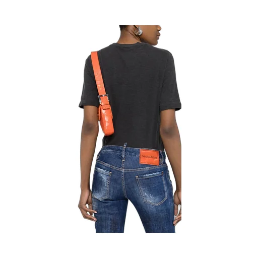 Distressed-Effect Cropped Skinny Jeans