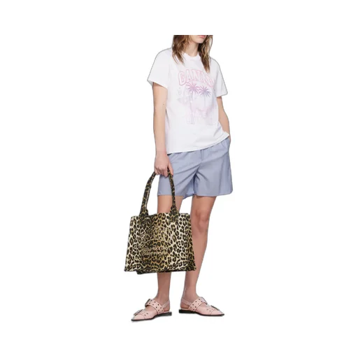 Ganni Graphic Printed Crewneck T-Shirt