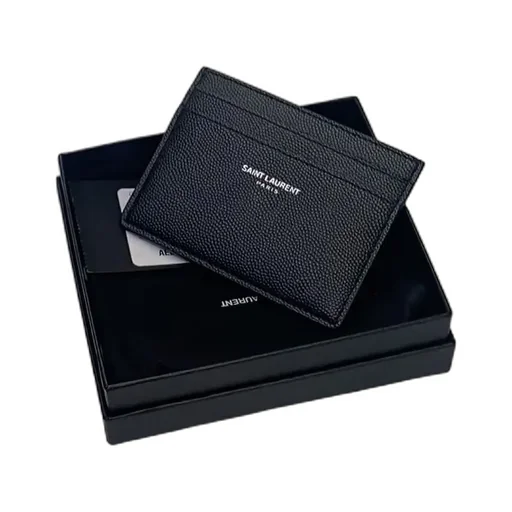 Saint Laurent Logo Printed Cardholder