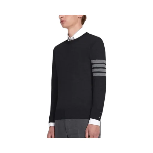 Thom Browne 4-Bar Crewneck Jumper