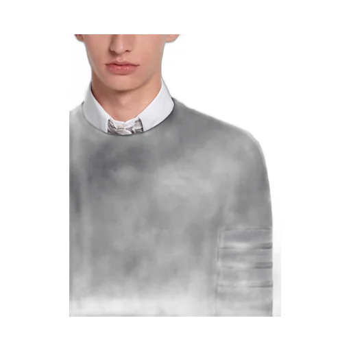 Thom Browne 4-Bar Crewneck Jumper